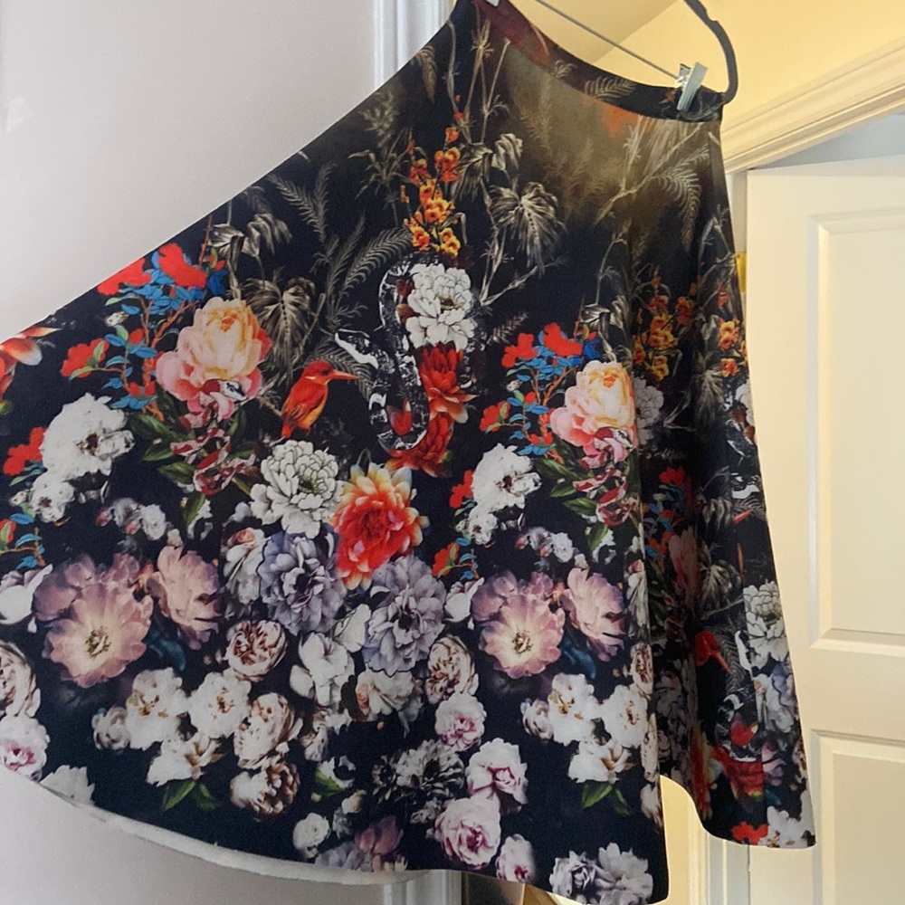 Super cool scuba party print skirt